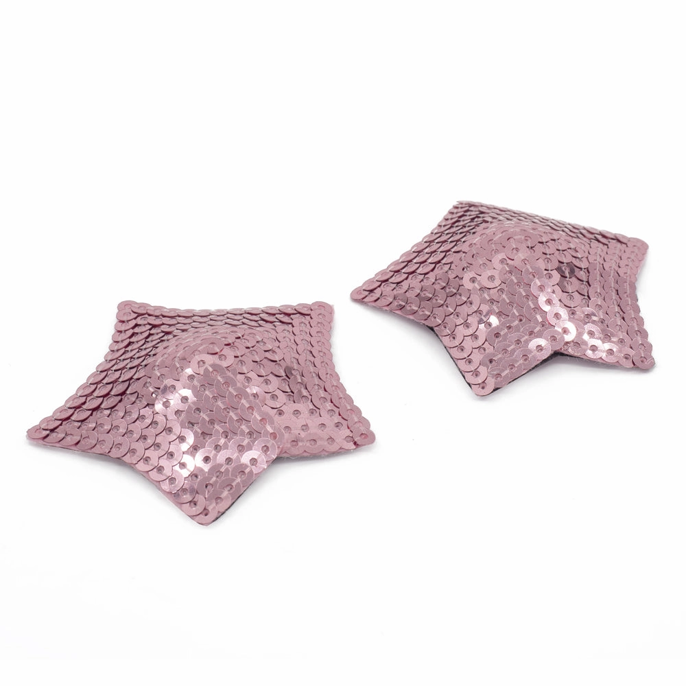 Poison Rose Sequinned Star Nipple Pasties
