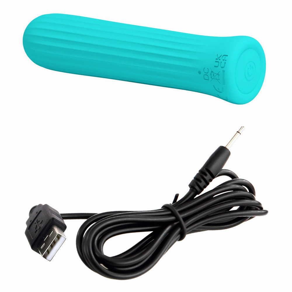 Pretty Love Blanche Ribbed Silicone Bullet Vibrator