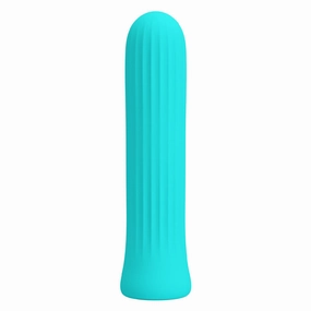 Pretty Love Blanche Ribbed Silicone Bullet Vibrator