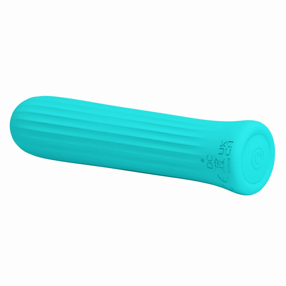 Pretty Love Blanche Ribbed Silicone Bullet Vibrator