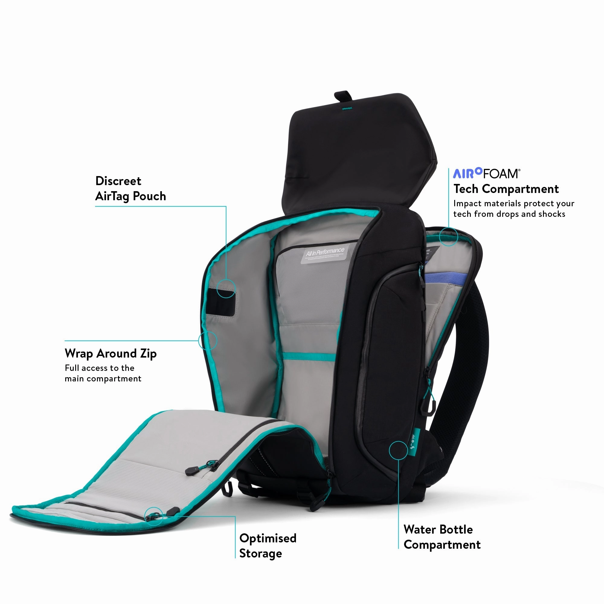 Protective Lid Backpack - Optimal x Mercedes-AMG F1 Team