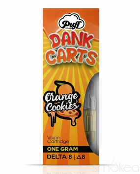 Puff Xtrax Delta 8 Dank Carts Vape Cartridge - Orange Cookies