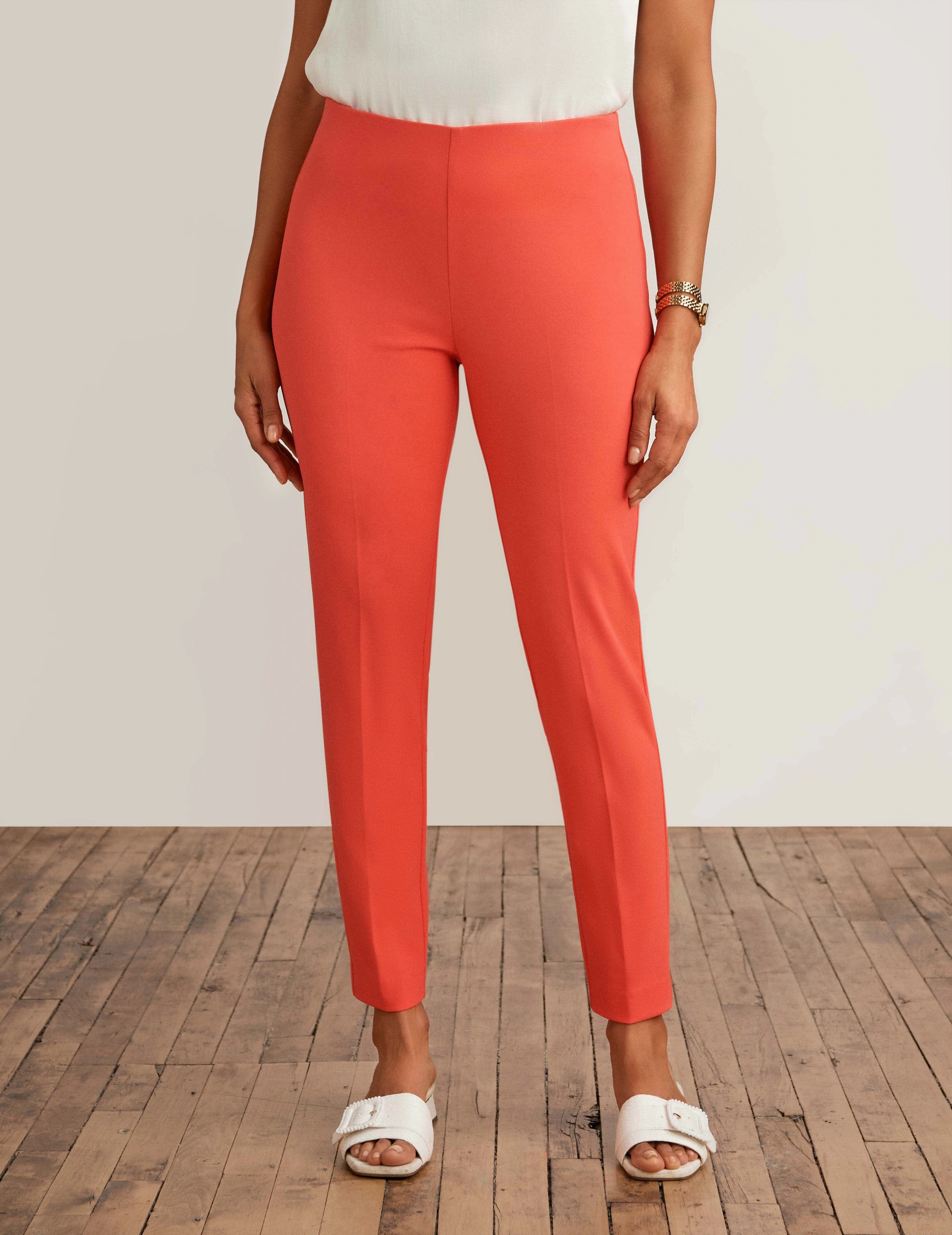 Pull On Hollywood Waist Slim Ankle - Sale