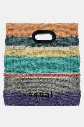 raffia medium shopping bag