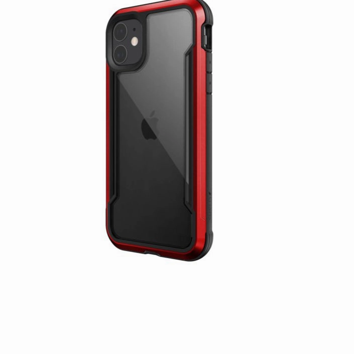 Raptic Shield Case Compatible with iPhone 11 Case, Shock Absorbing Protection, Durable Aluminum Frame, 10ft Drop Tested, Fits iPhone 11, Red
