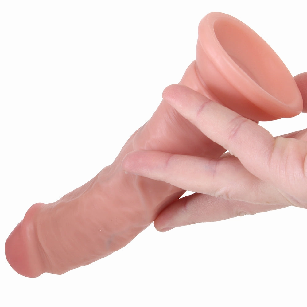 RealRock 6 Inch Vibrating Dildo in Light