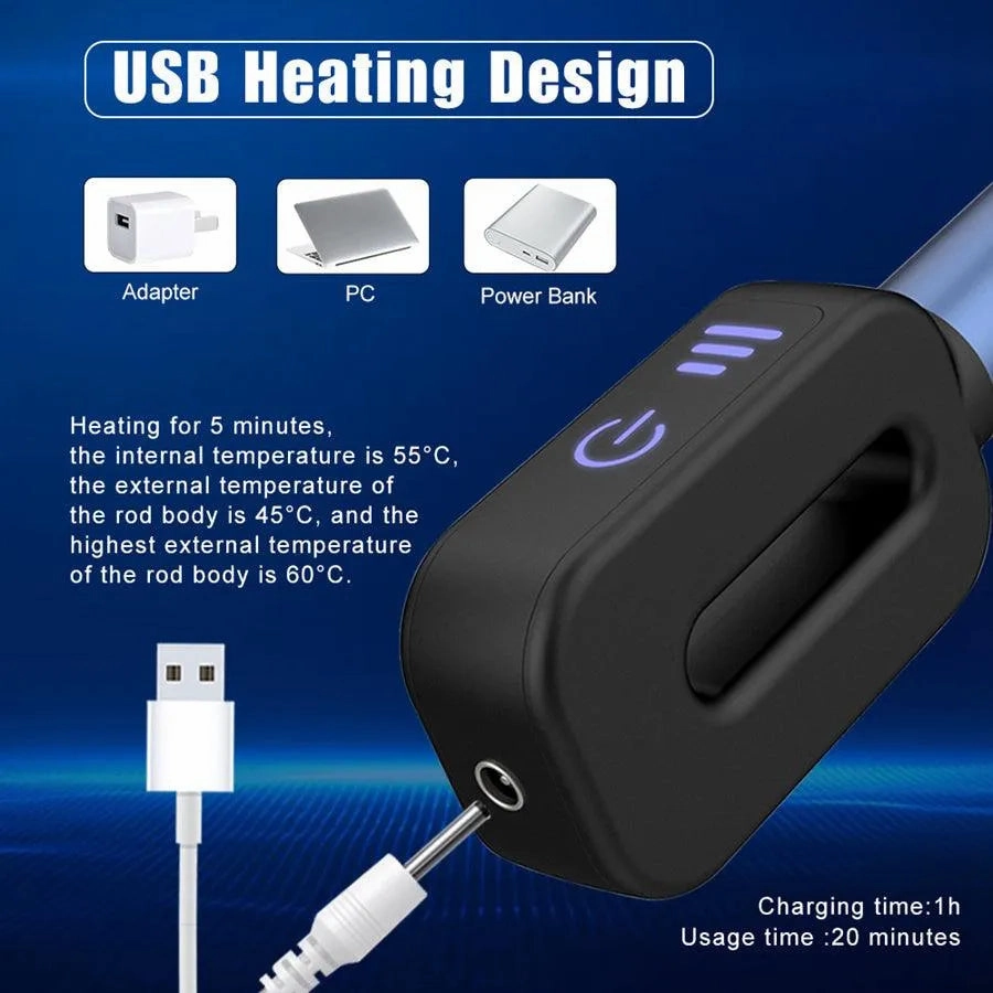 Revolutionary Heating Rod for Male Masturbator