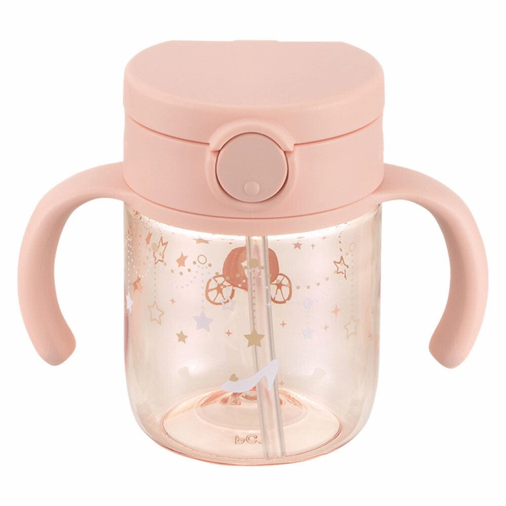 Richell - Axstars Baby Straw Cup Clear Tritan Training Water Bottle Mug