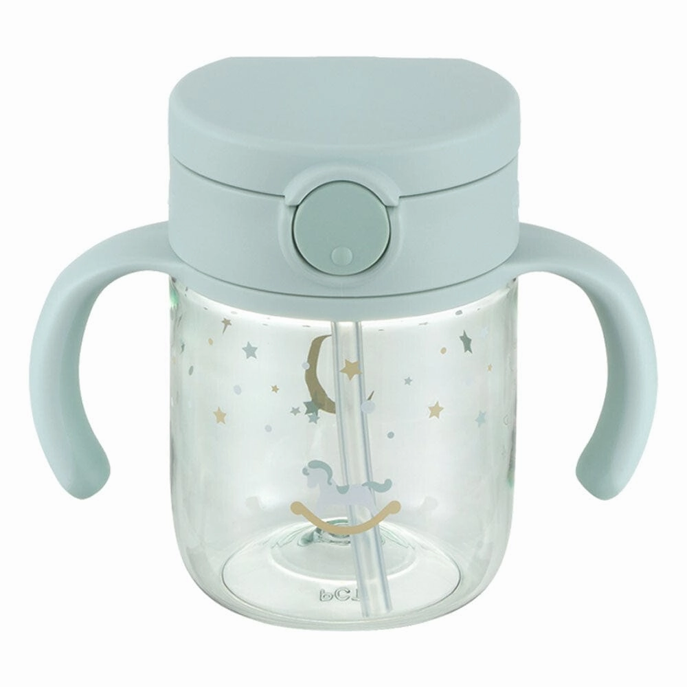 Richell - Axstars Baby Straw Cup Clear Tritan Training Water Bottle Mug