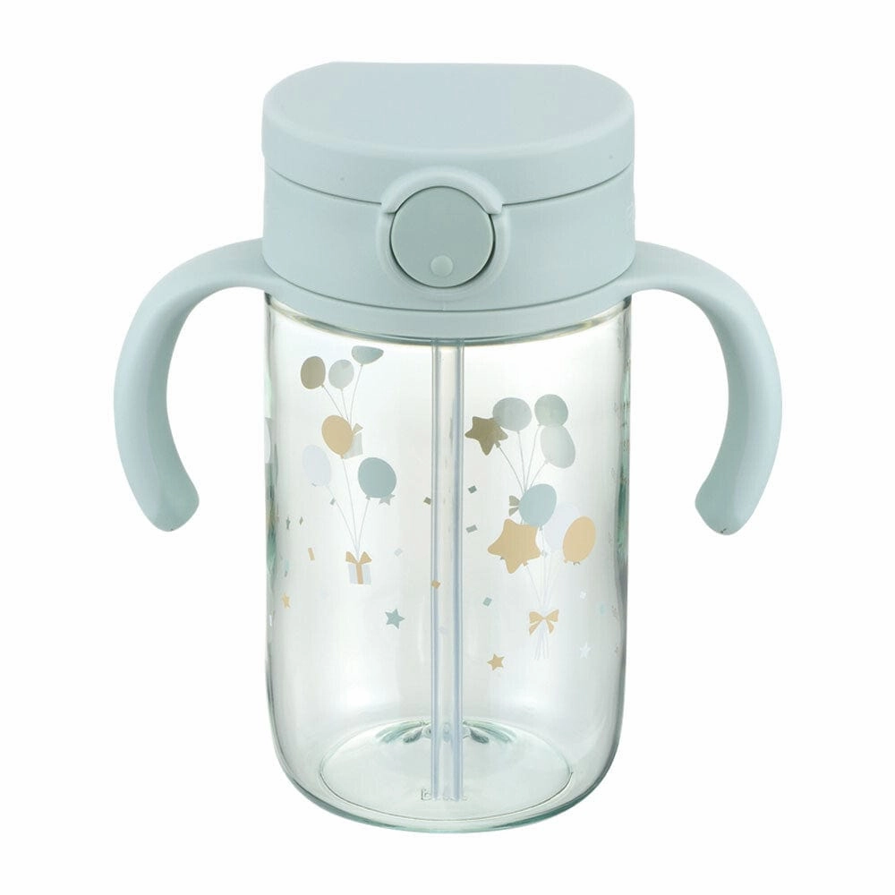 Richell - Axstars Baby Straw Cup Clear Tritan Training Water Bottle Mug