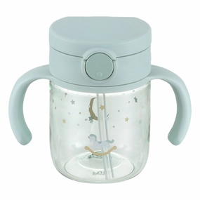 Richell - Axstars Baby Straw Cup Clear Tritan Training Water Bottle Mug
