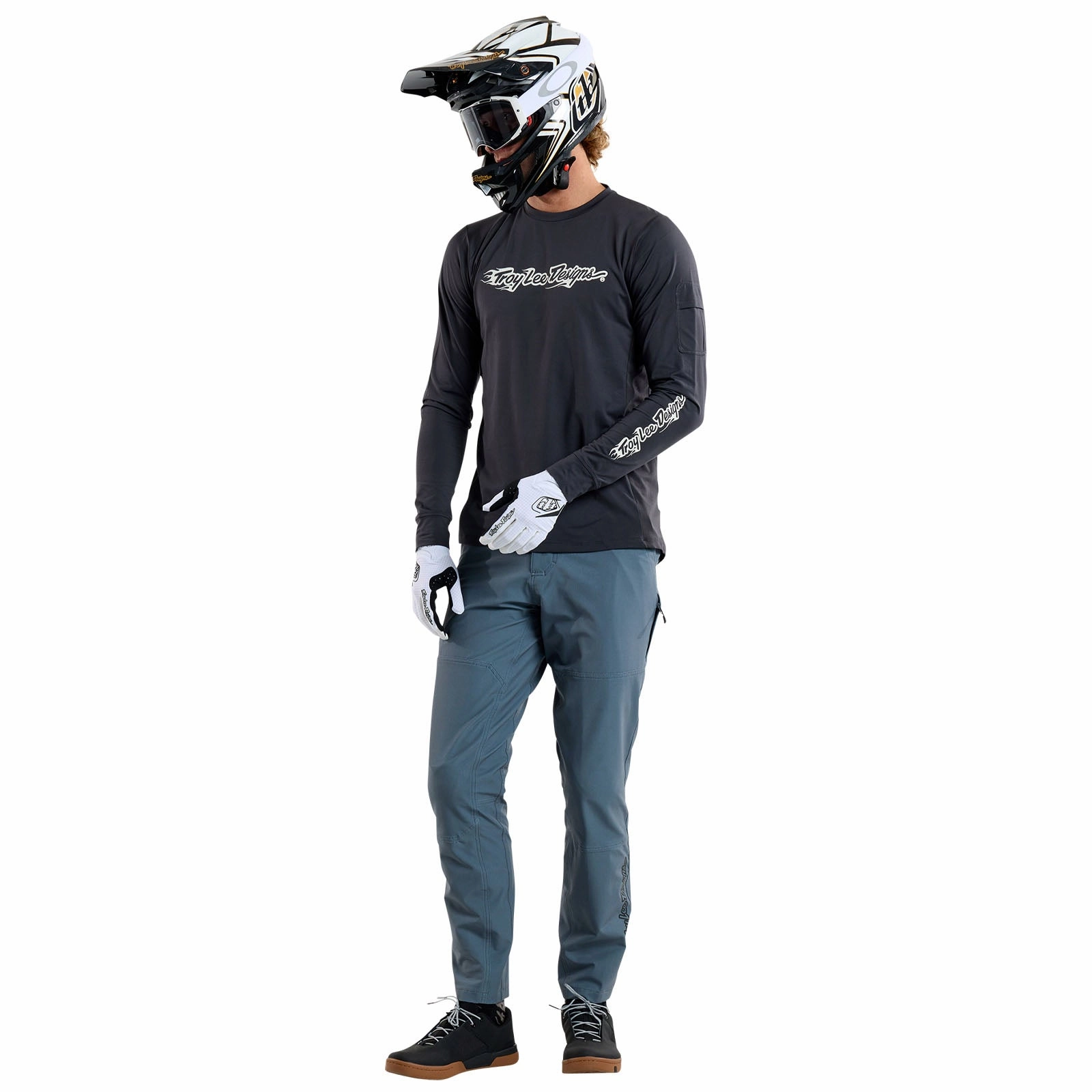 Ruckus Long Travel Pant Mono Steel Blue