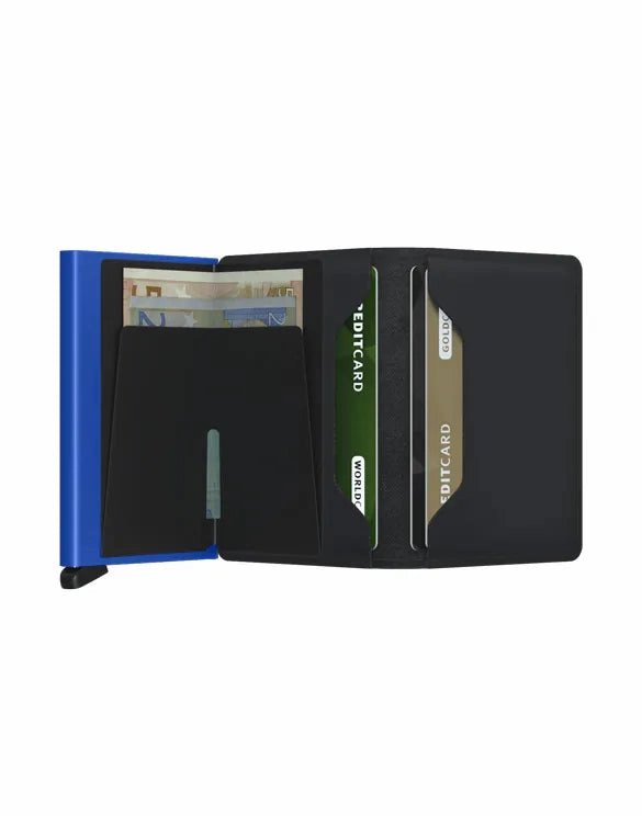 Secrid Slim Wallet Matte Blk/BLue