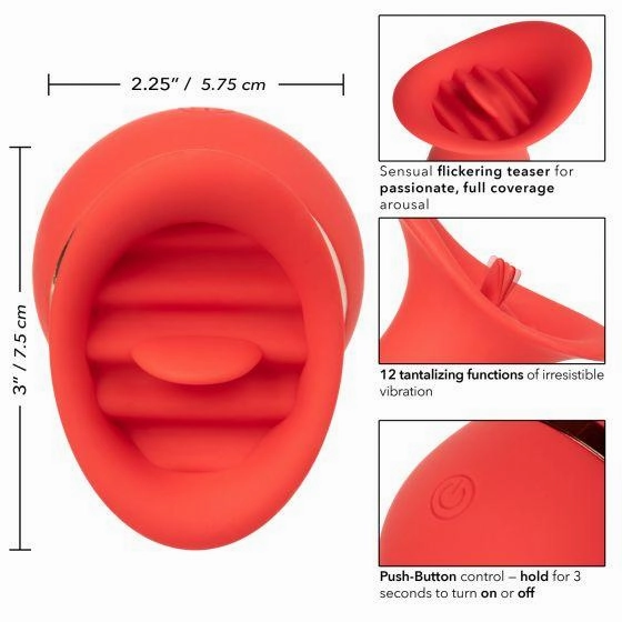 Silicone Rechargeable Flickering Clit Teaser