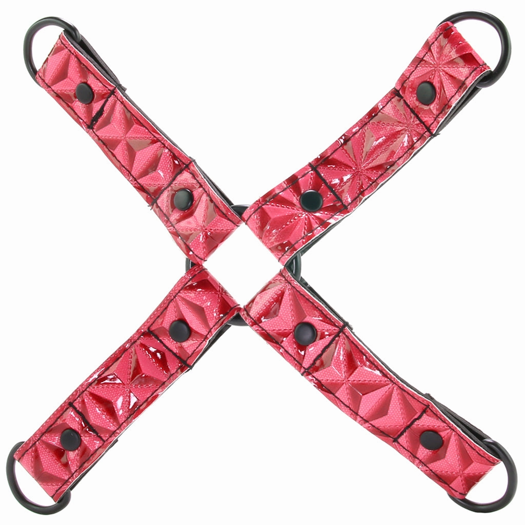 Sinful Vinyl Bondage Kit in Red/Black
