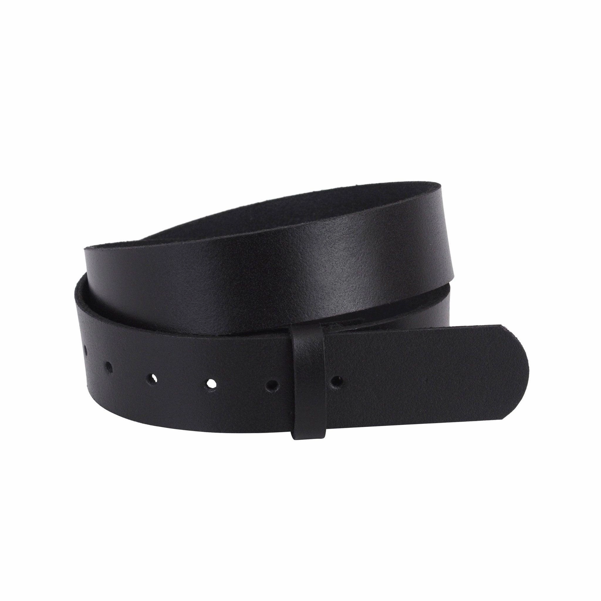 Smooth Snap On Leather Belt Strap