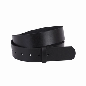 Smooth Snap On Leather Belt Strap