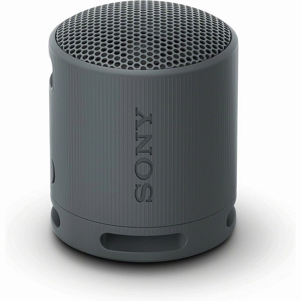 Sony SRSXB100/B Wireless Bluetooth Portable Lightweight Super-Compact Travel Speaker, Extra-Durable IP67 Waterproof & Dustproof, 16 Hour Battery, Versatile Strap, and Hands-Free Calling (Black)
