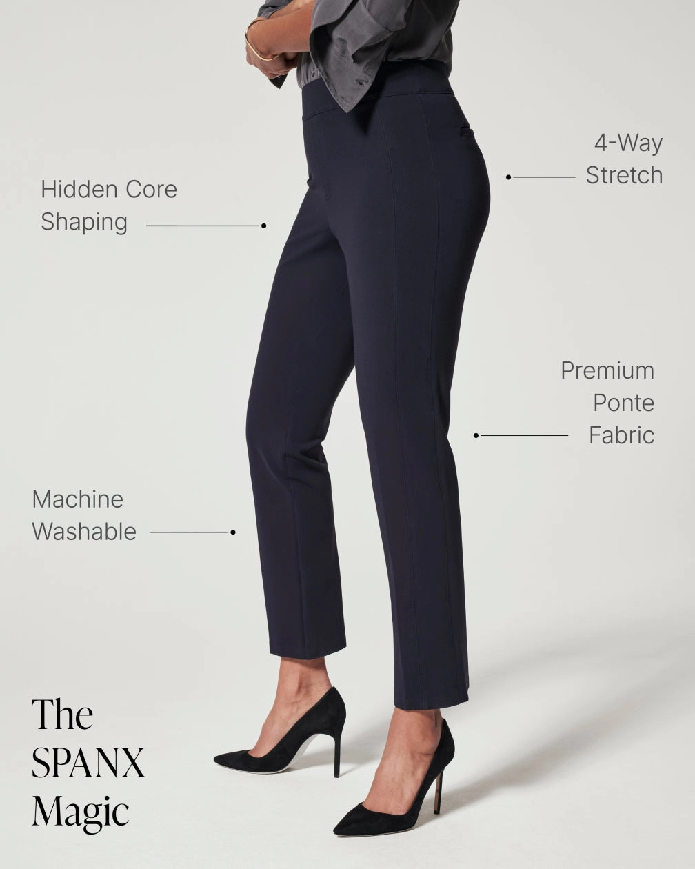SPANXsupersmooth™ PerfectFit Ponte Slim Straight Pant