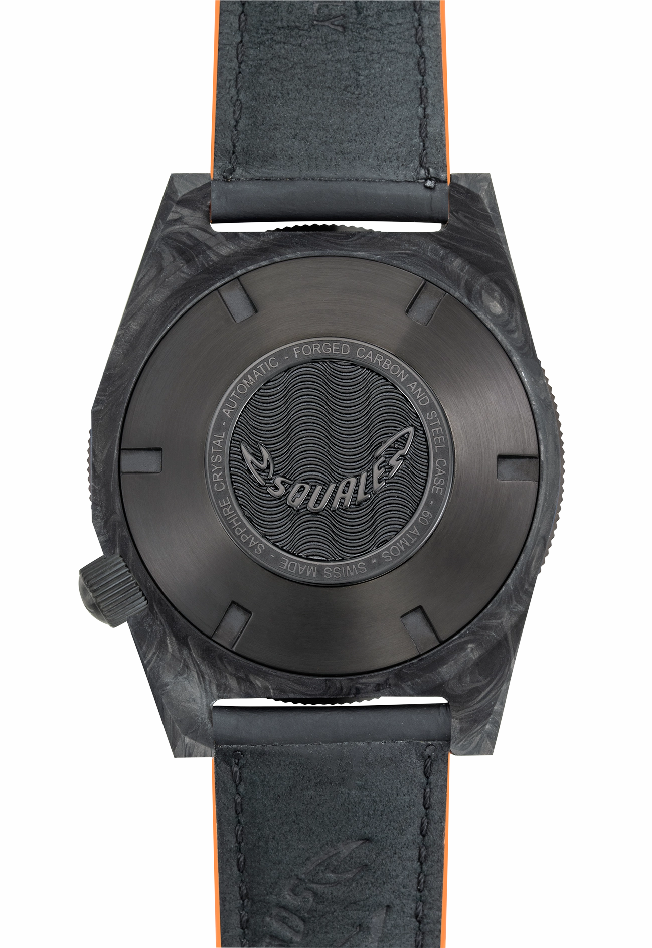 Squale 60 Atmos T-183 Forged Carbon Orange T-183FCOR