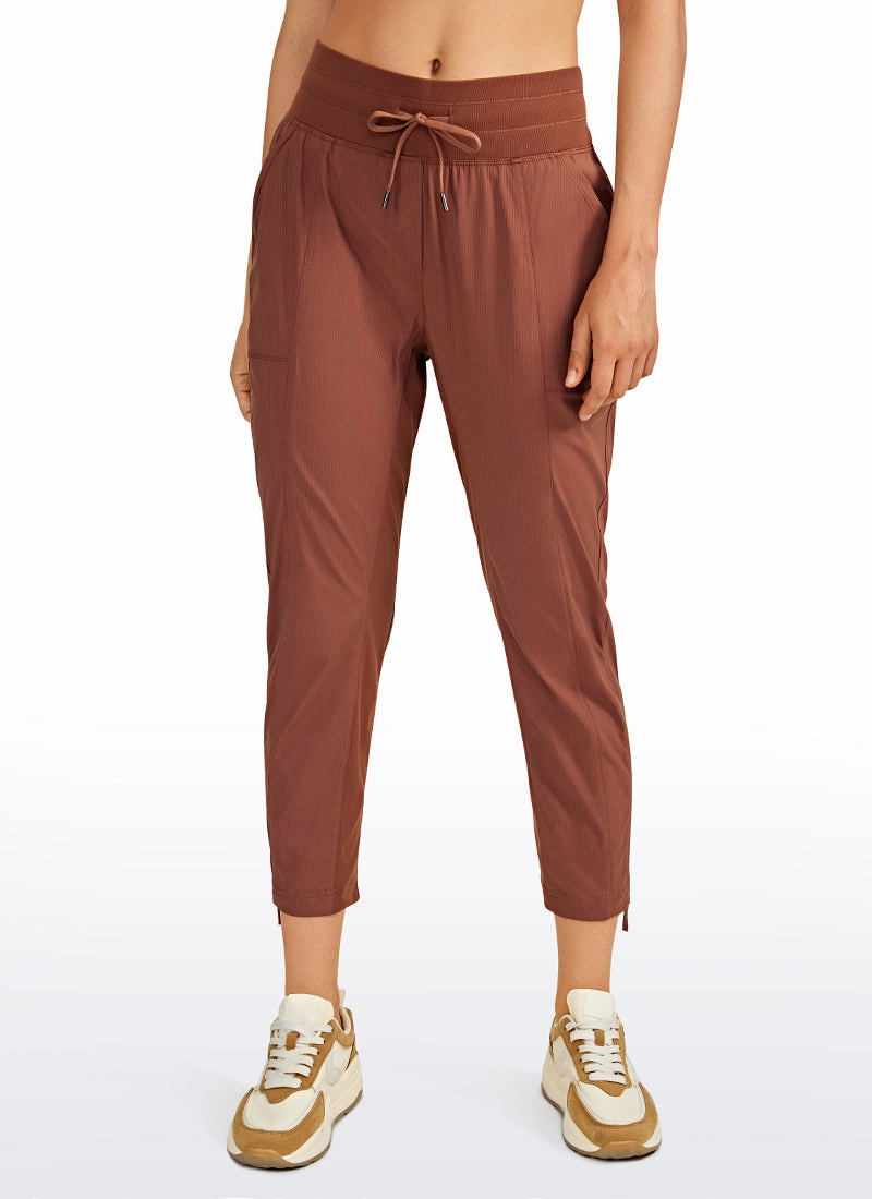 Striped Pants with Pockets 25''- Cinched Leg