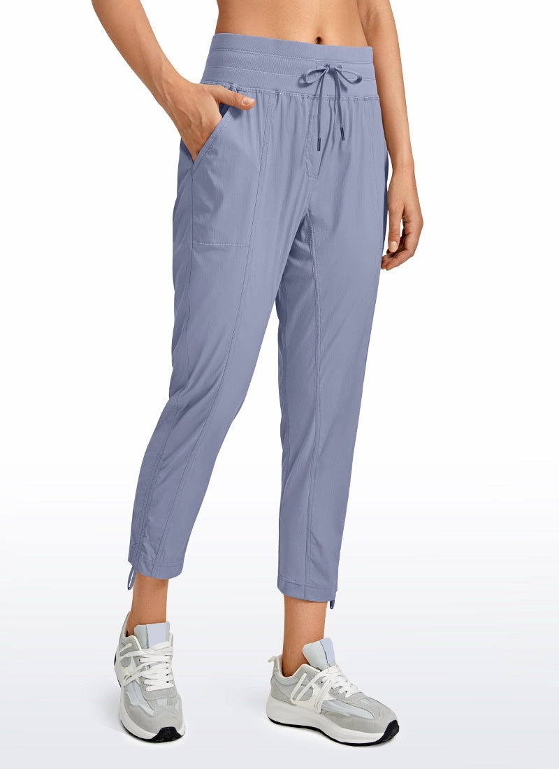 Striped Pants with Pockets 25''- Cinched Leg