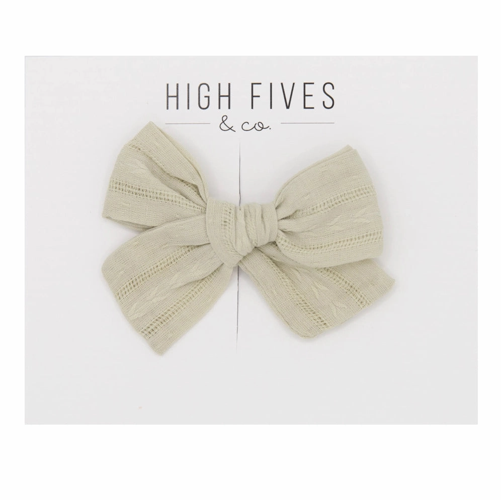 Textured Bow Clip
