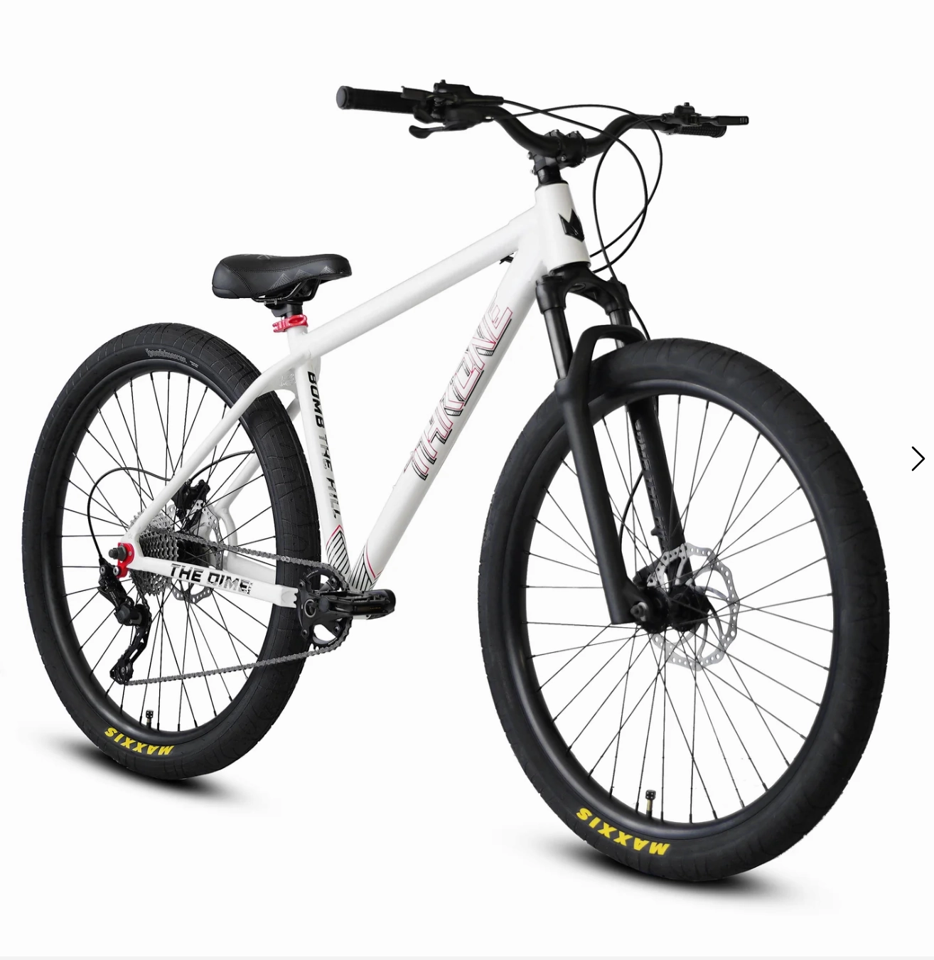 Throne Cycles The Dime MTX- White Savage BMX Bike