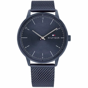 Tommy Hilfiger 1791841  Men's Qtz Stainless Steel and Leather Strap Casual Watch