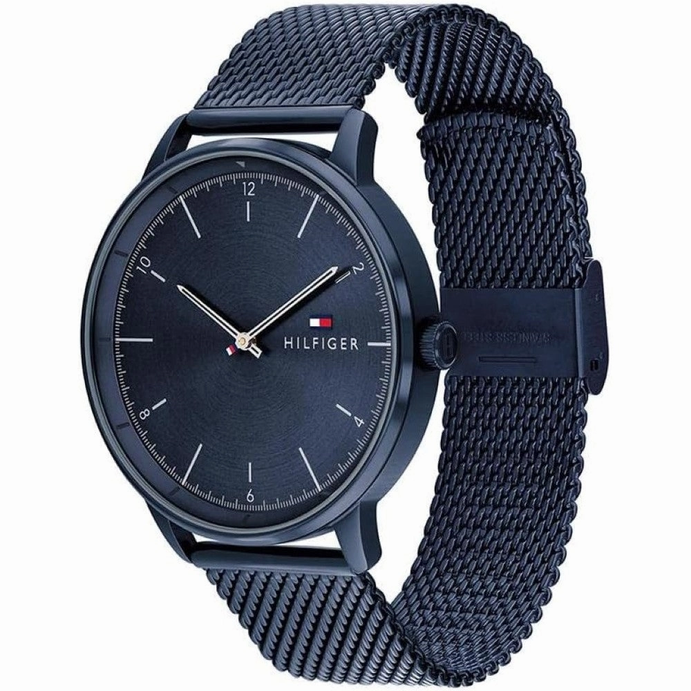 Tommy Hilfiger 1791841  Men's Qtz Stainless Steel and Leather Strap Casual Watch