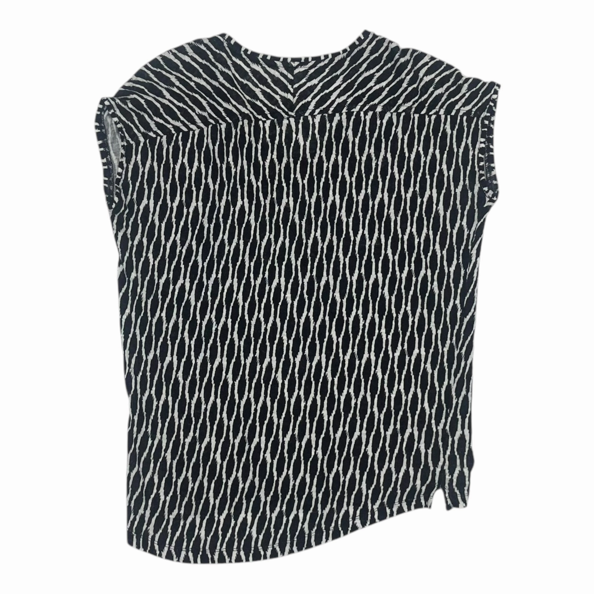 Top Ss By Loft In Black & White, Size:Xs