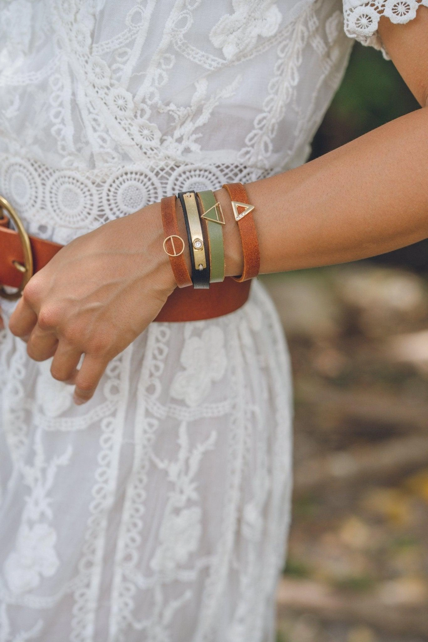 Try Again Leather Bracelet