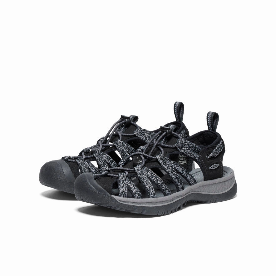 Women's Whisper  |  Black/Steel Grey