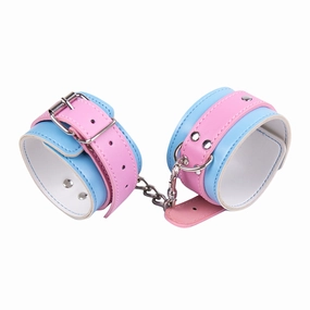 Yiwu Transgender Pride Faux Leather Ankle Cuffs